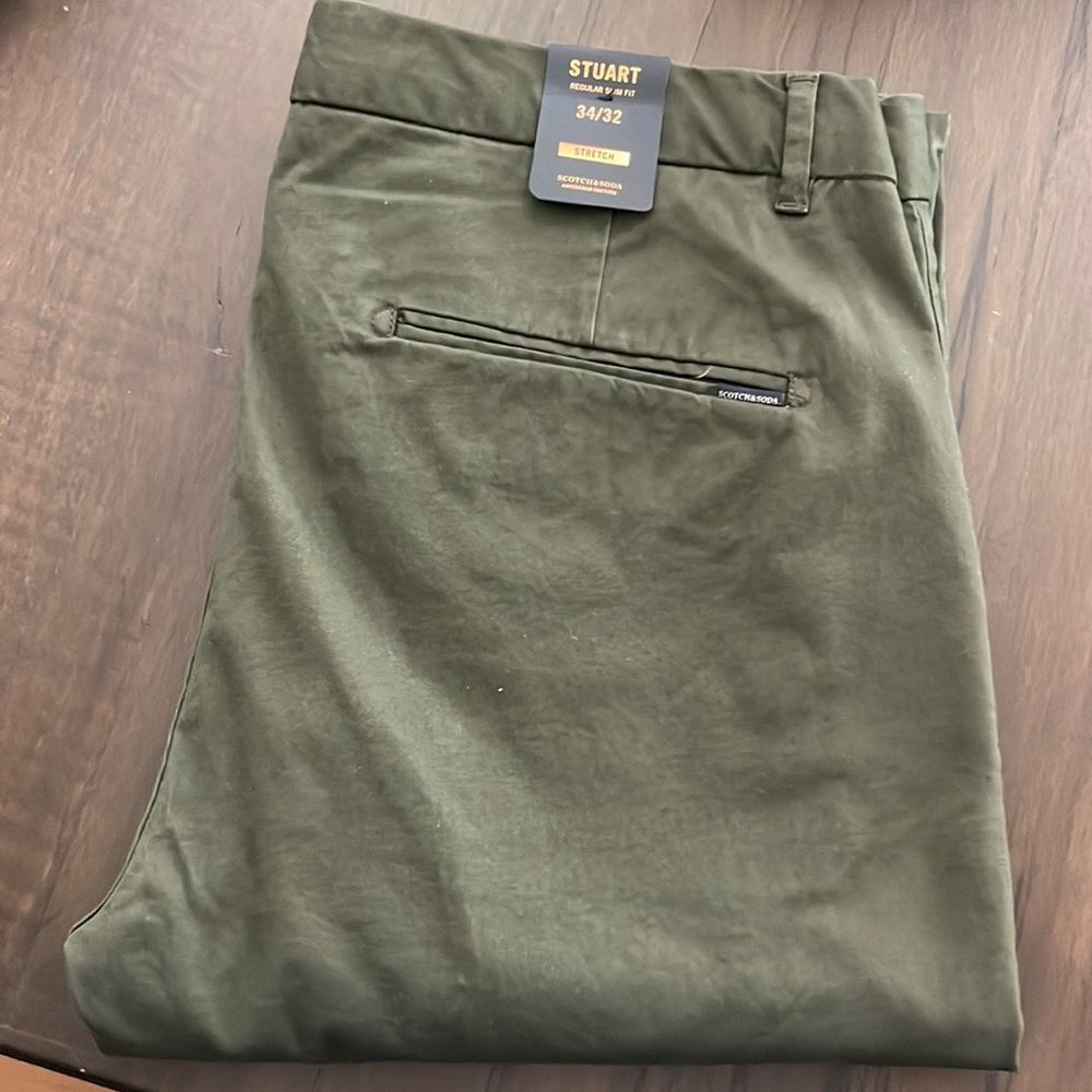 Scotch and soda green pants 34/32